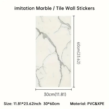 3D Self-Adhesive Wall Tiles (30cm x 60cm)